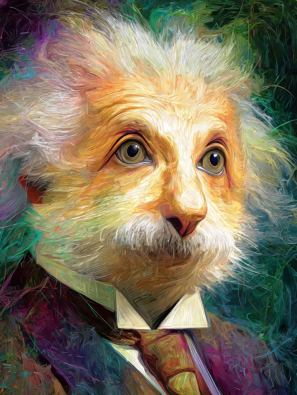 Tableau Einstein E=mChat2