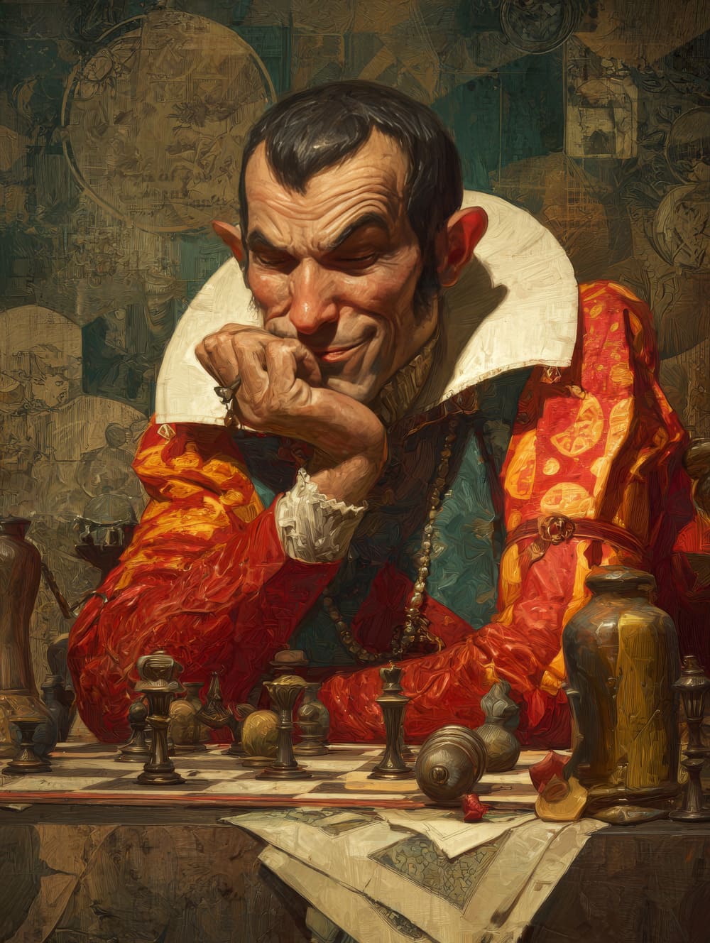 Tableau Machiavel Triche (encore) aux Echecs