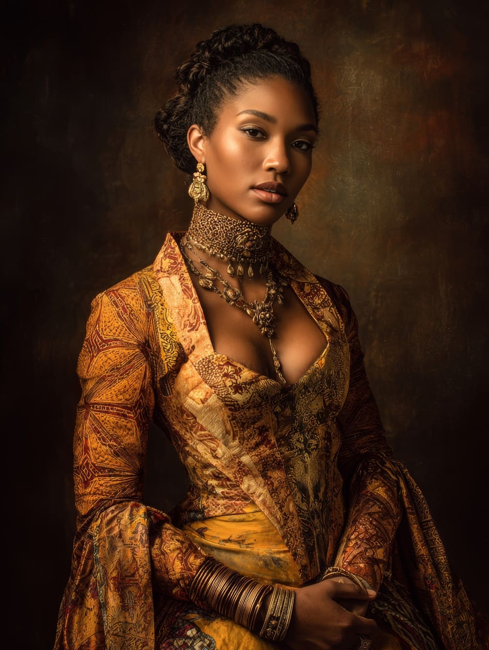 Tableau Africain Baroque