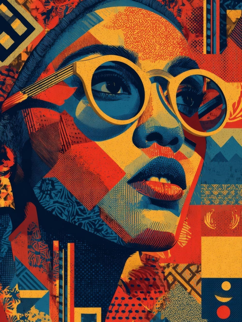 Tableau Africain Pop Art