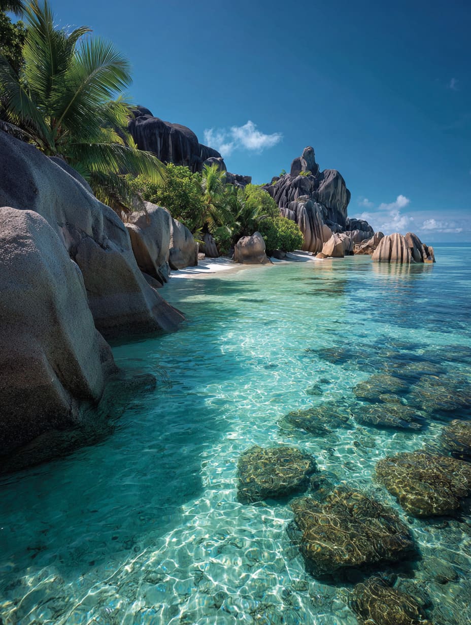 Tableau Anse Source D’Argent – Seychelles