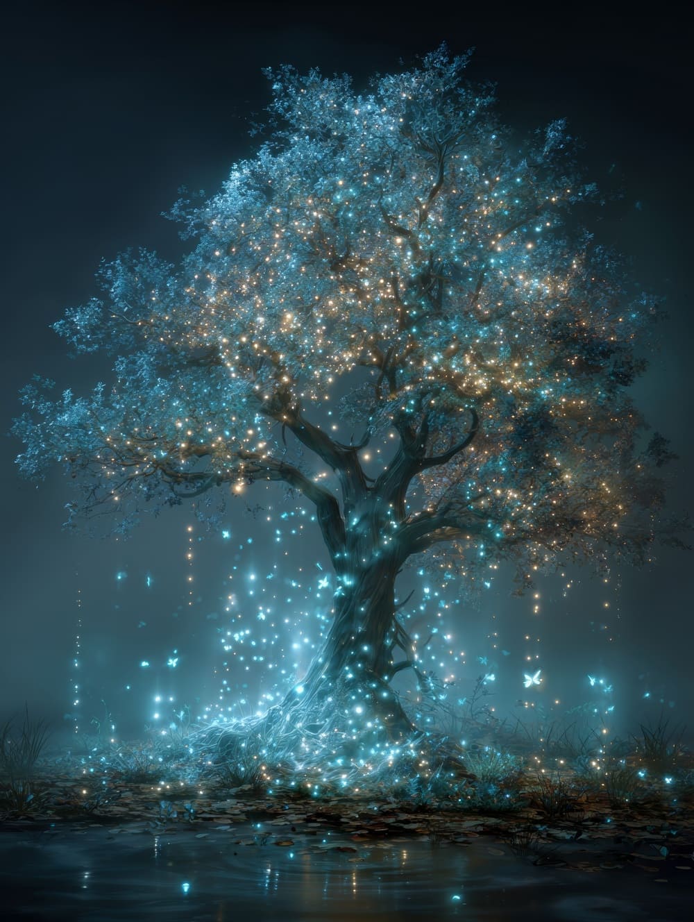 Tableau Arbre de Vie Magique