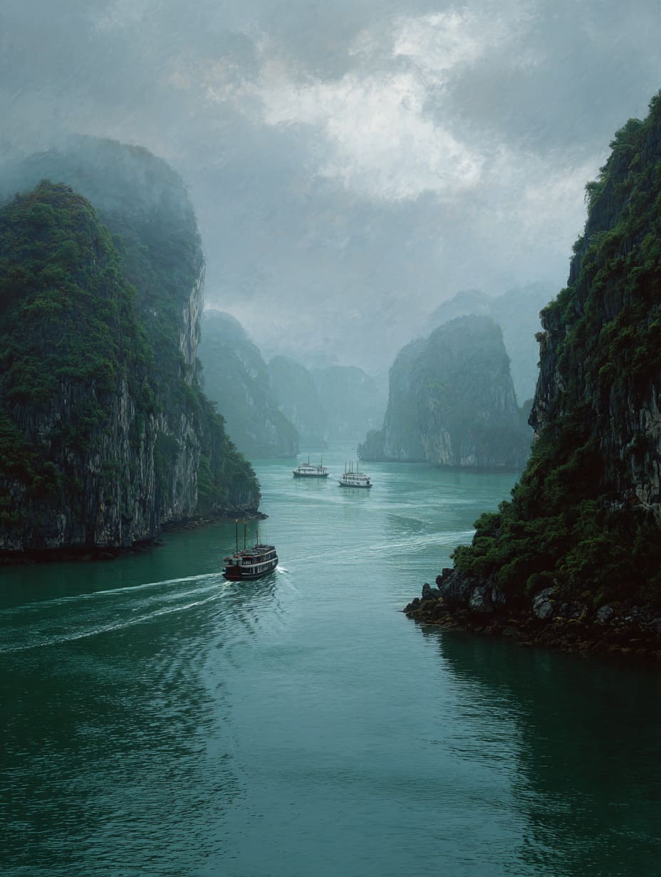 Tableau Baie D’Halong – Vietnam