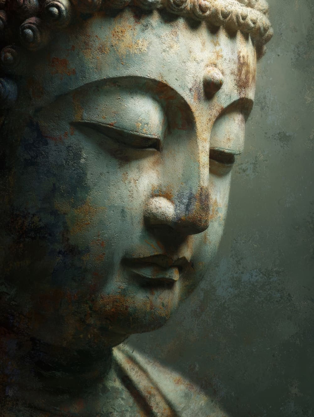 Tableau Bouddha Vintage