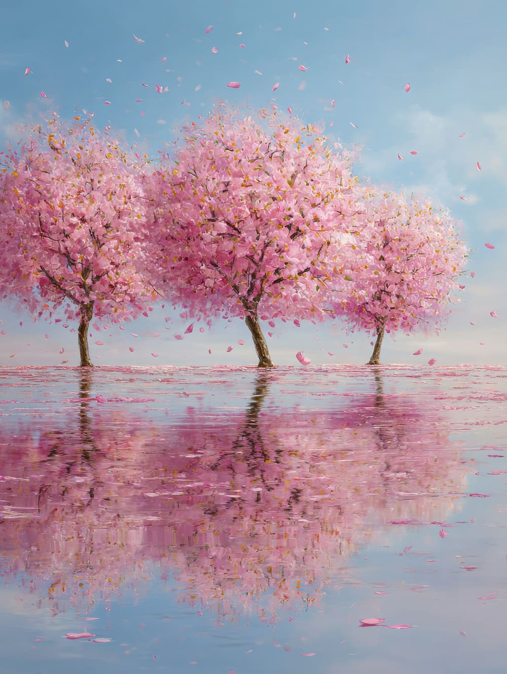 Tableau Cerisiers en Fleurs (Sakura)