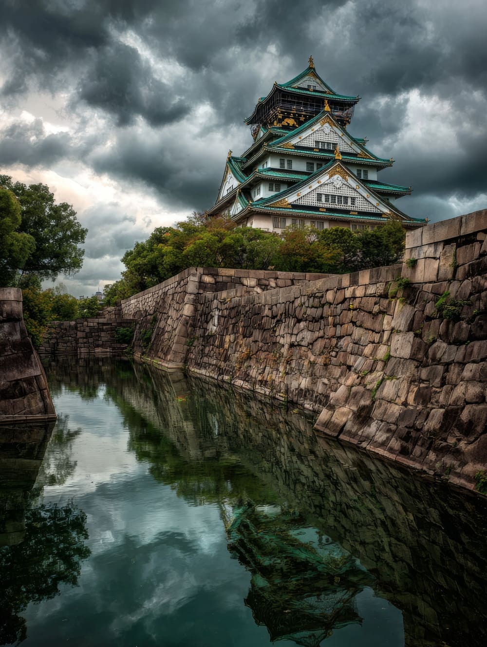 Tableau Château Japonais Osaka