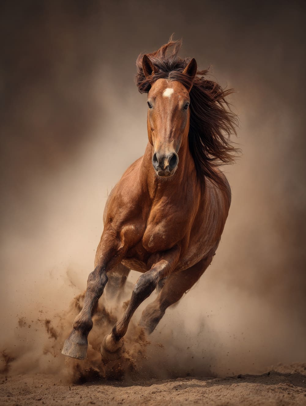 Tableau Cheval Au Galop (Liberté)