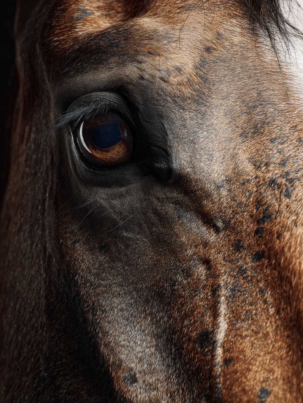 Tableau Cheval En Gros Plan (Portrait)