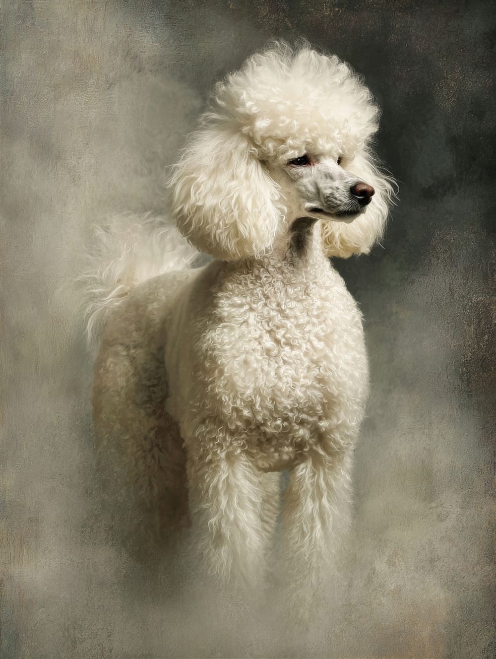 Tableau Chien Caniche