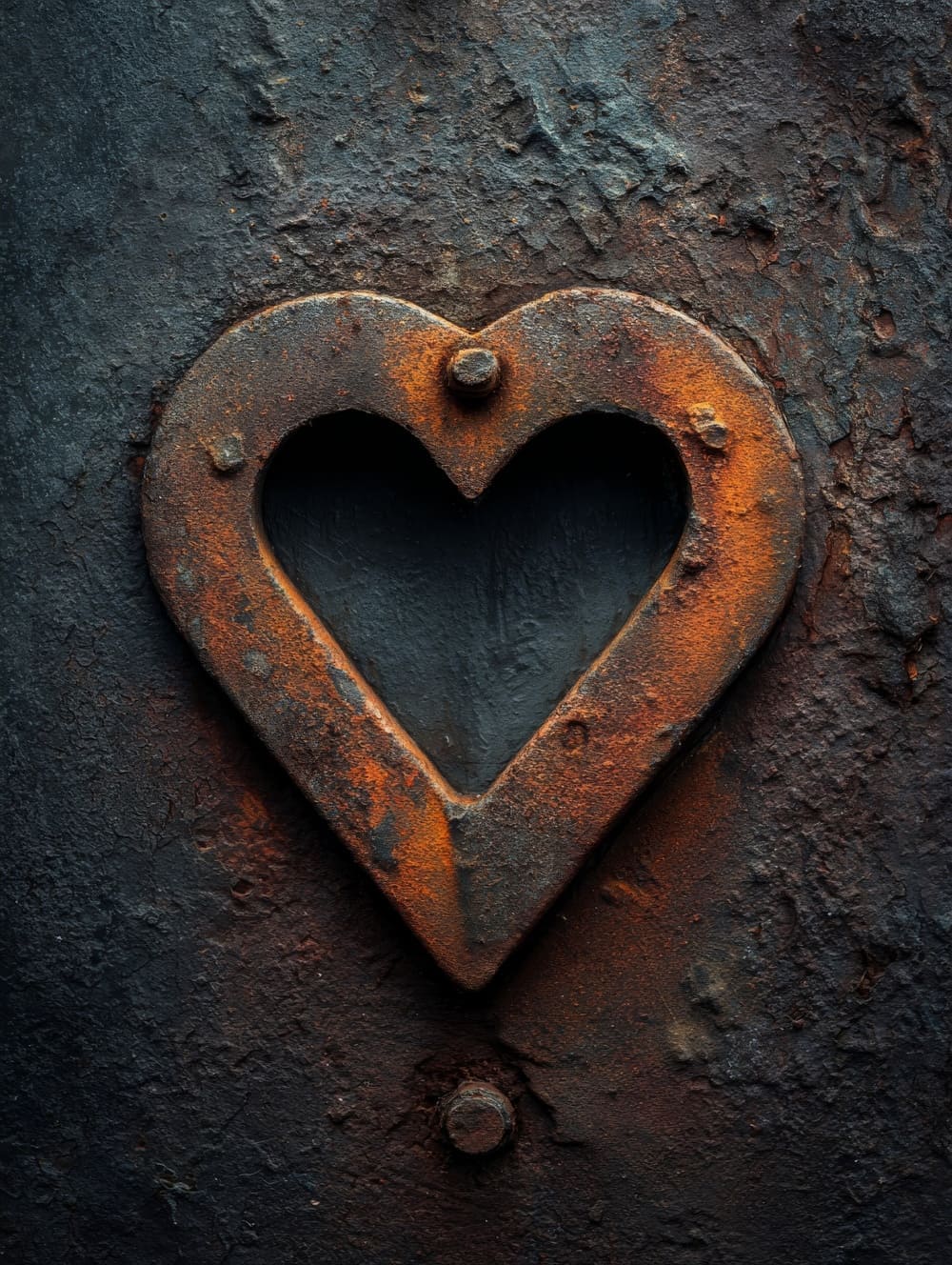 Tableau Cœur Style Industriel