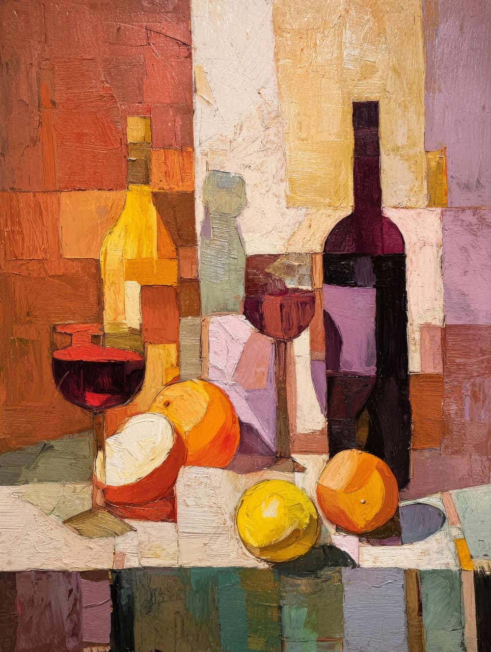 Tableau Cuisine Abstrait