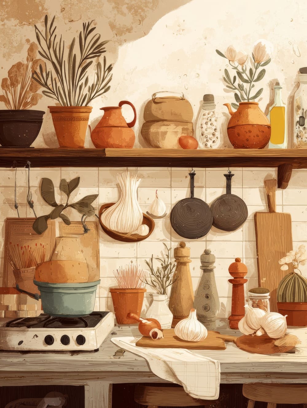 Tableau Cuisine Vintage