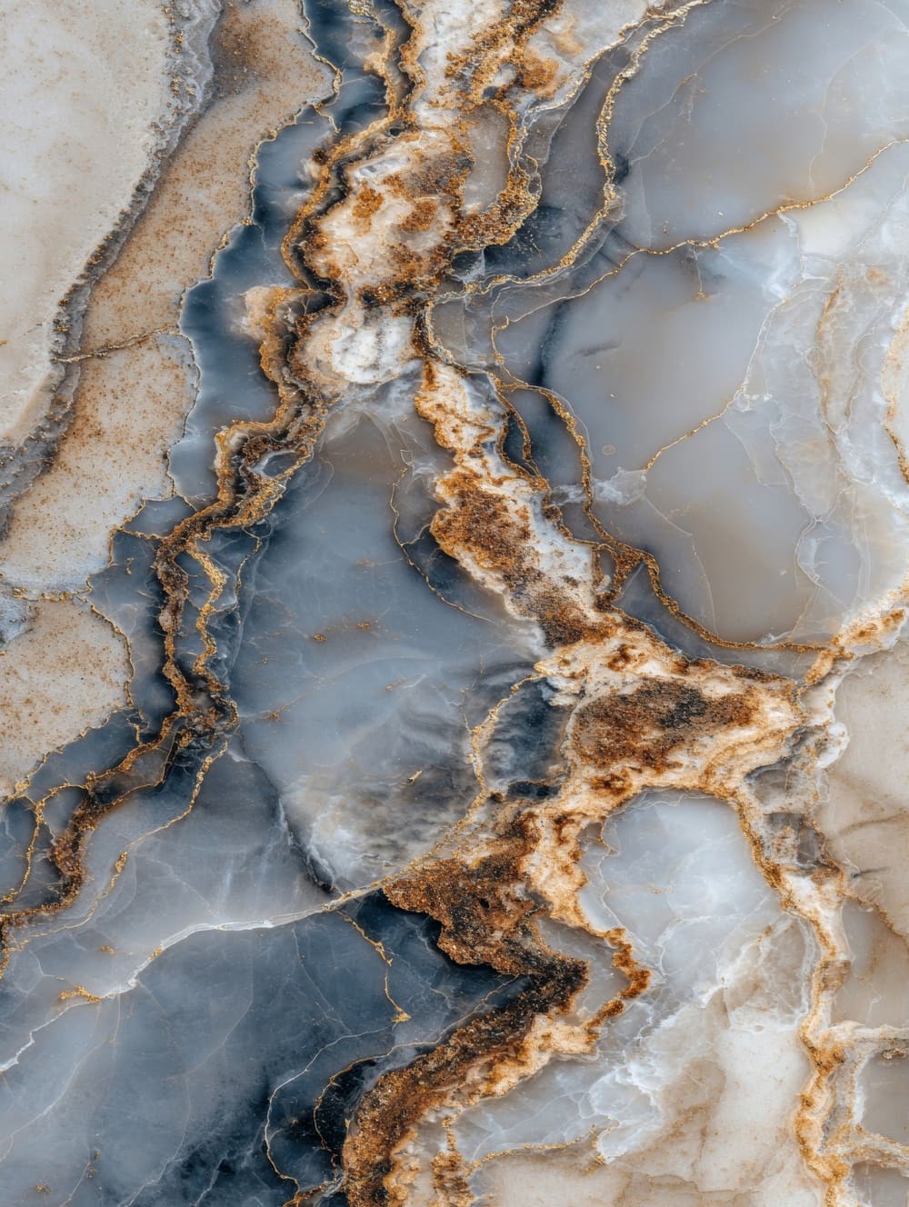 Tableau Détail De Veines Marbrées Abstraites