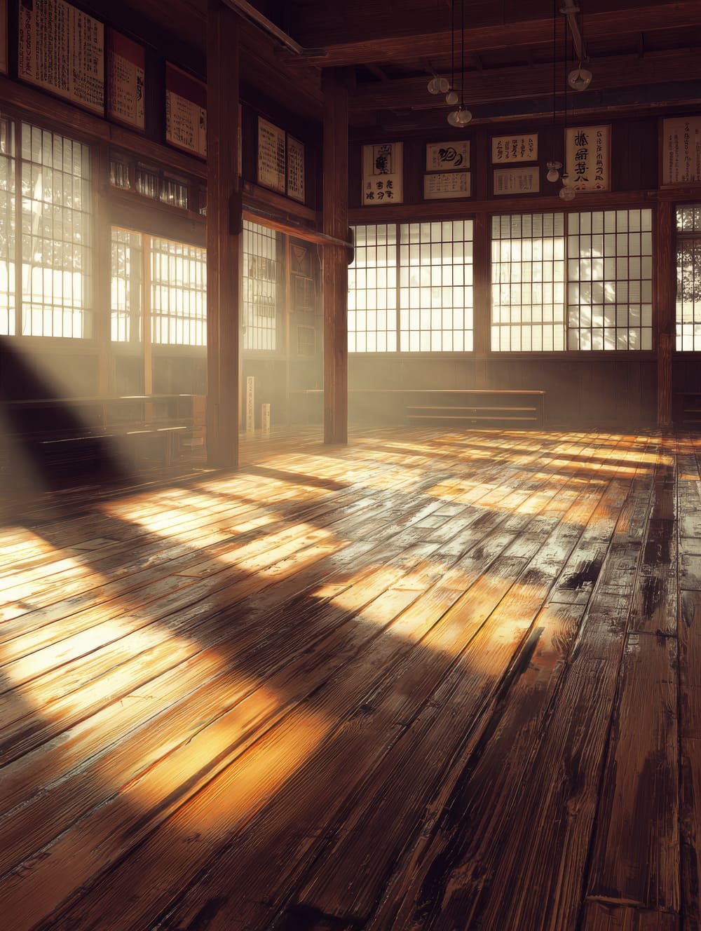 Tableau Dojo Japonais