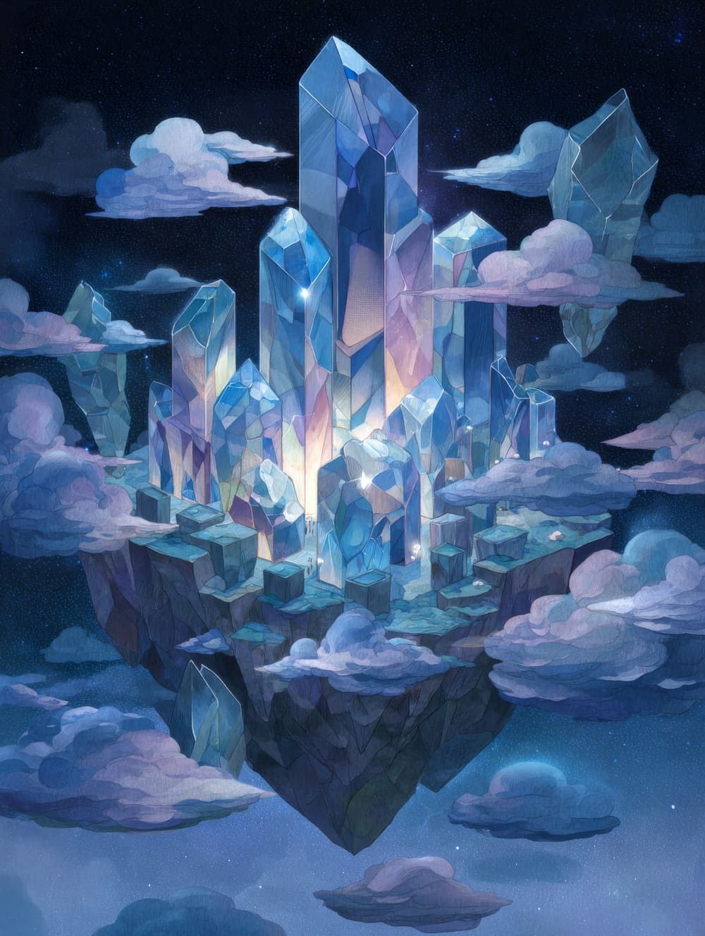 Tableau Fantasy Cubisme