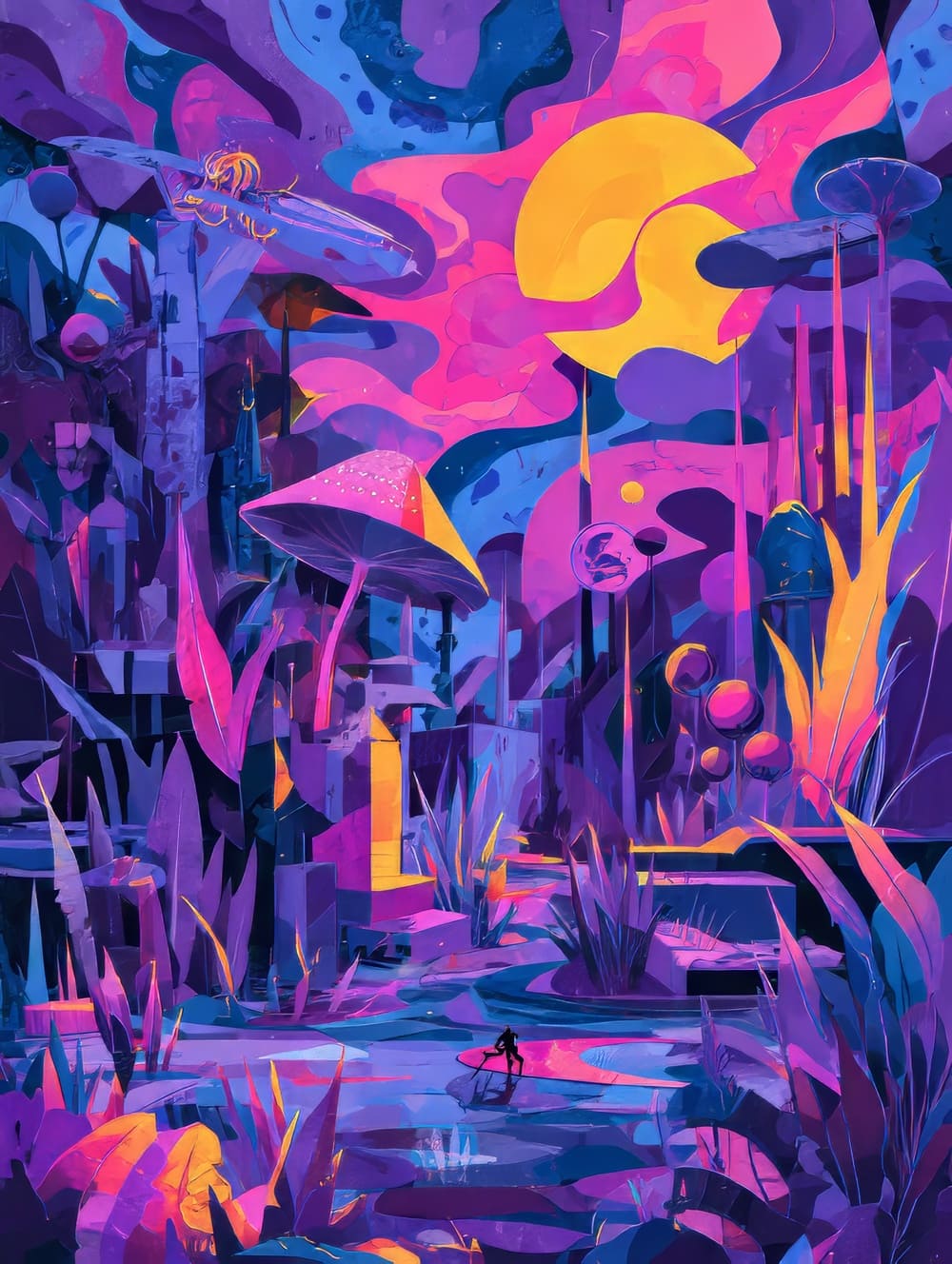 Tableau Fantasy Pop Art