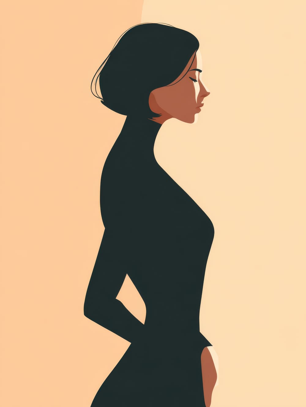 Tableau Femme Minimaliste