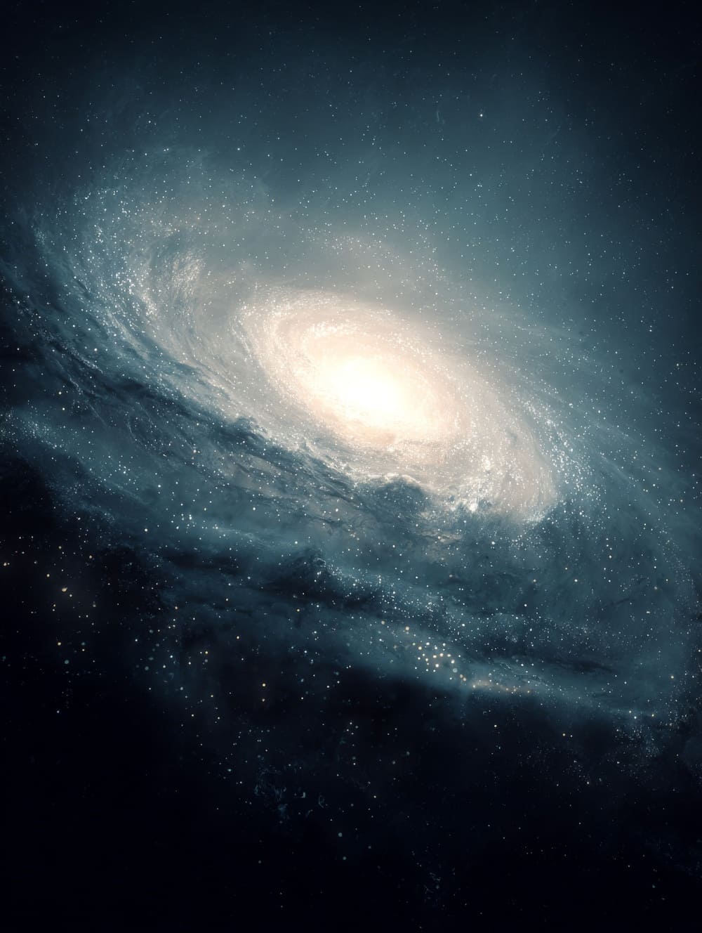 Tableau Galaxie Vue De Loin (Spirale Douce)