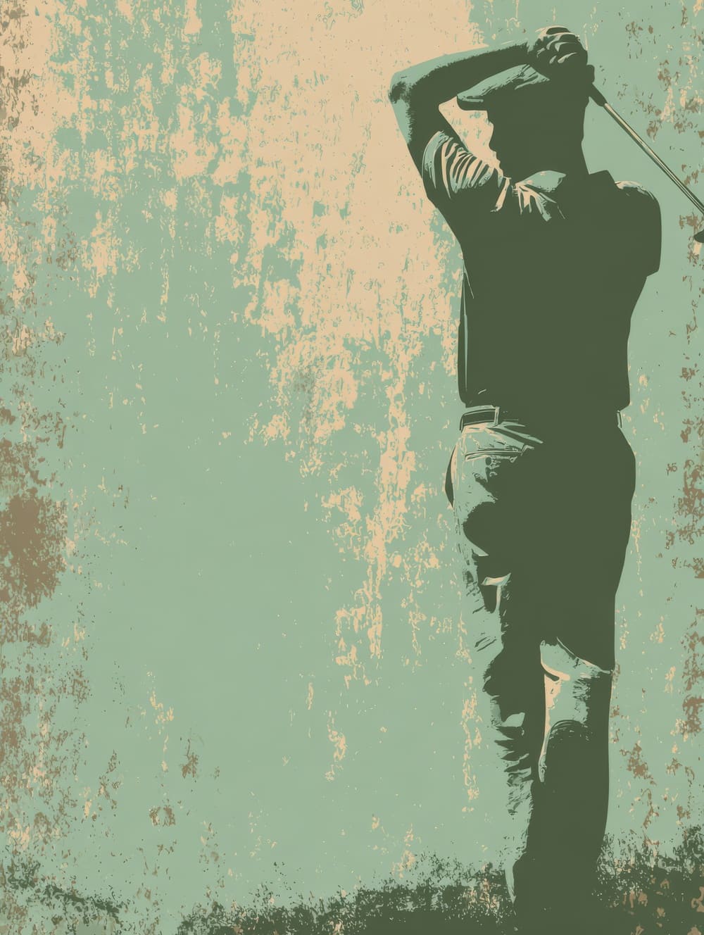 Tableau Golf Vintage