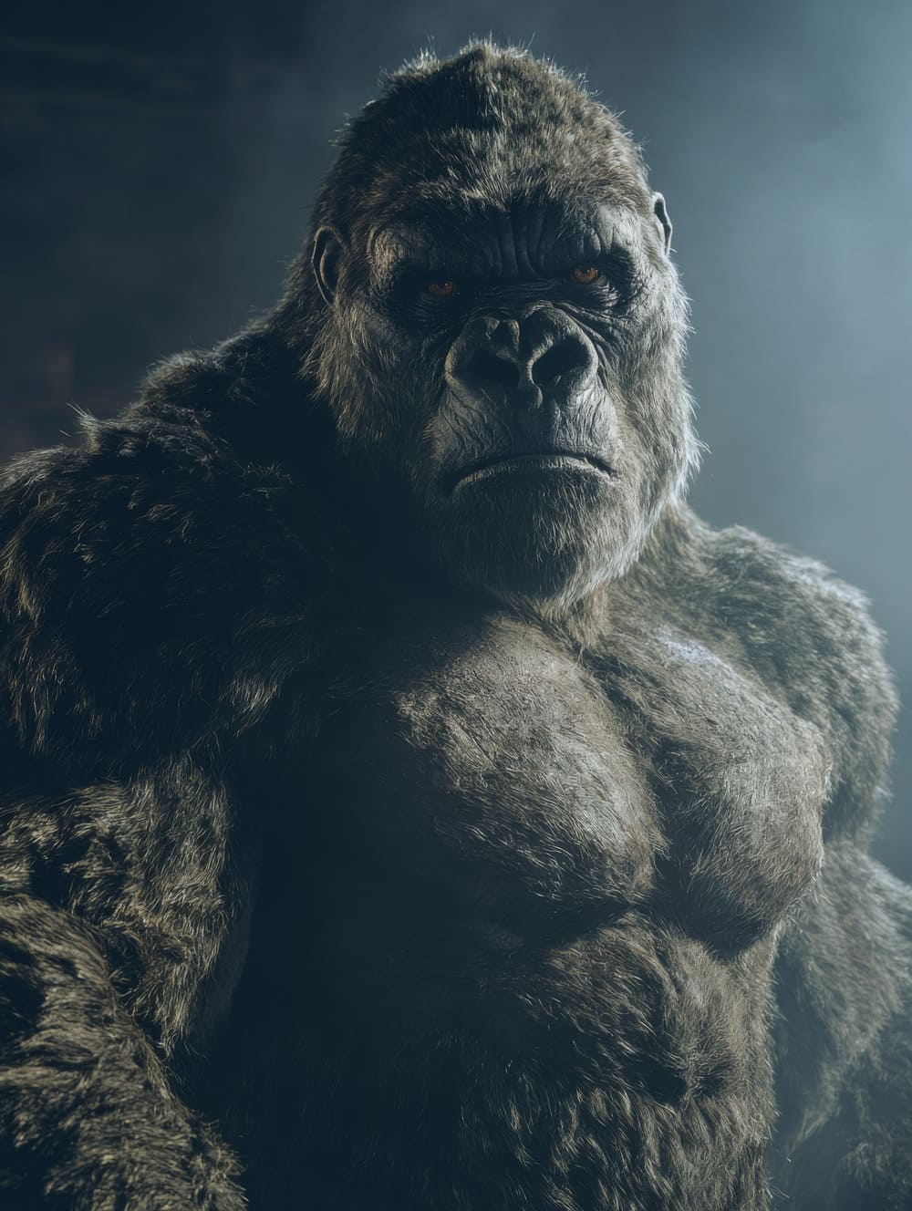 Tableau Gorille Poitrine Bombée (Autorité)