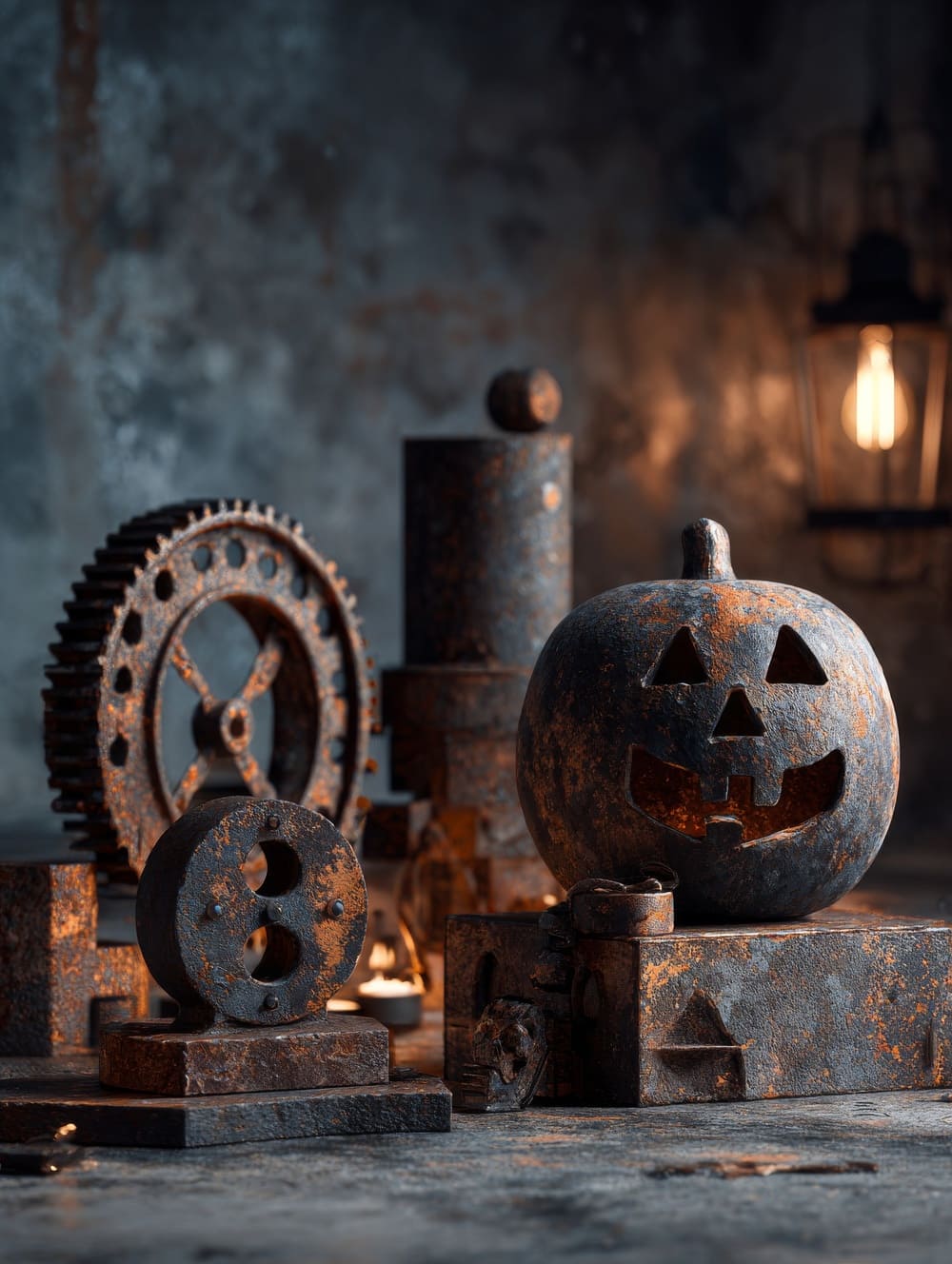 Tableau Halloween Style Industriel