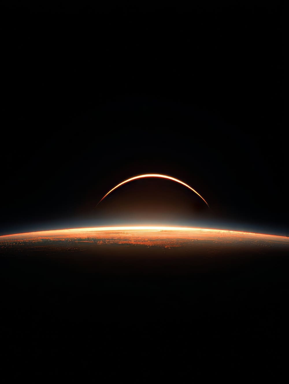 Tableau Horizon D’Une Planète (Courbe Lumineuse)