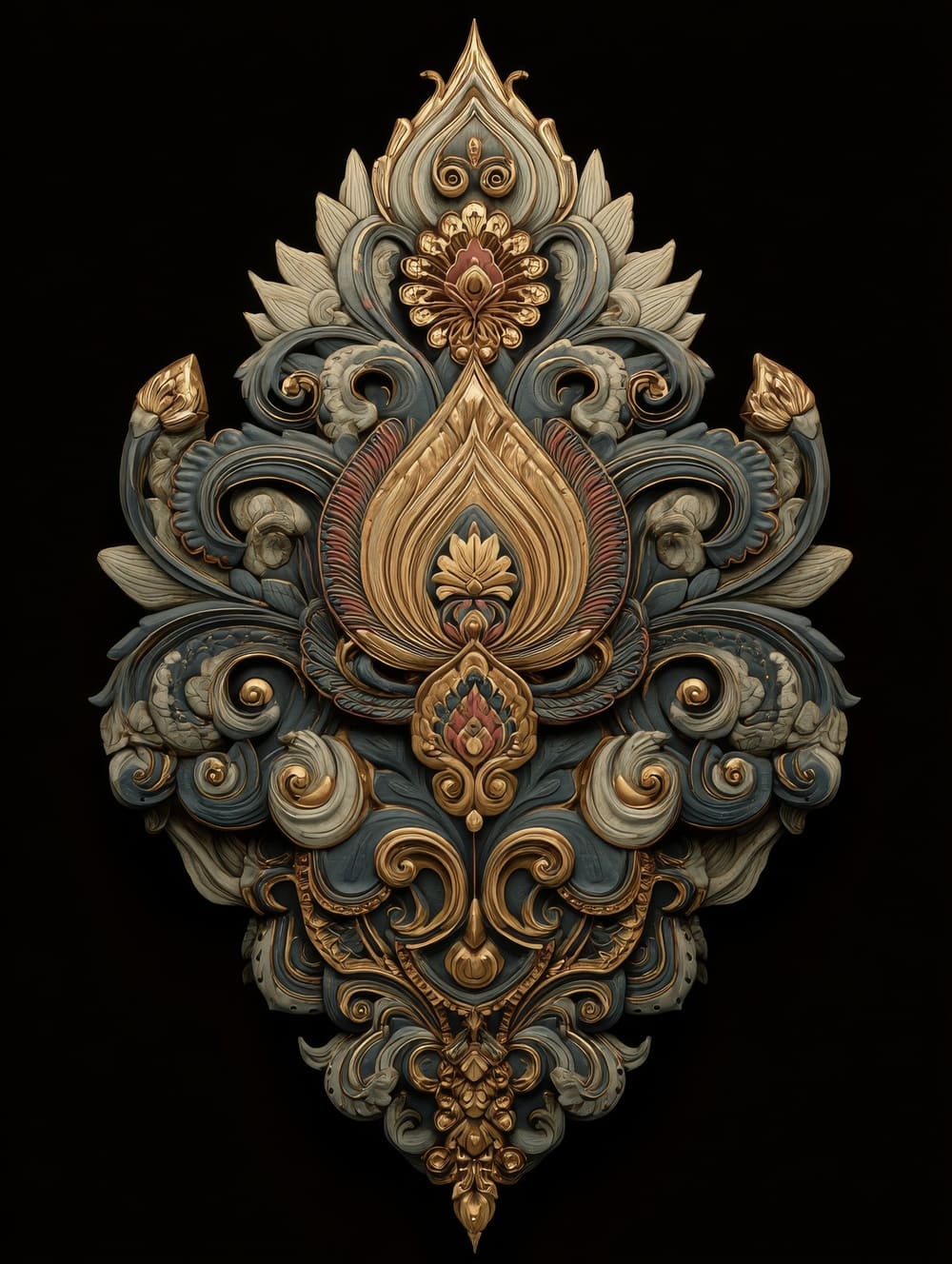 Tableau Indien Art Déco