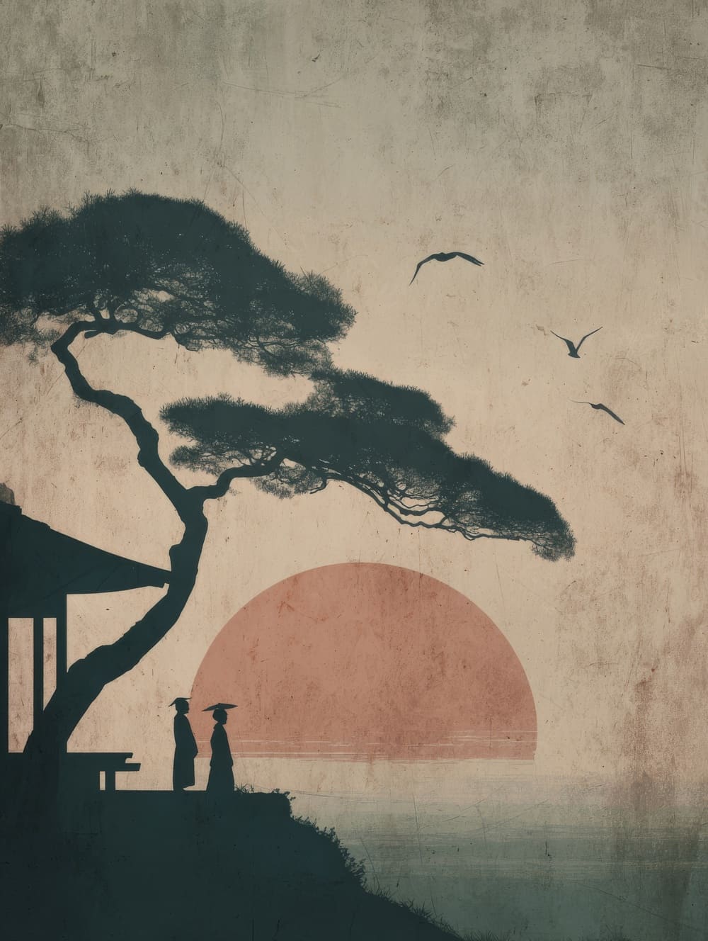 Tableau Japonais Vintage