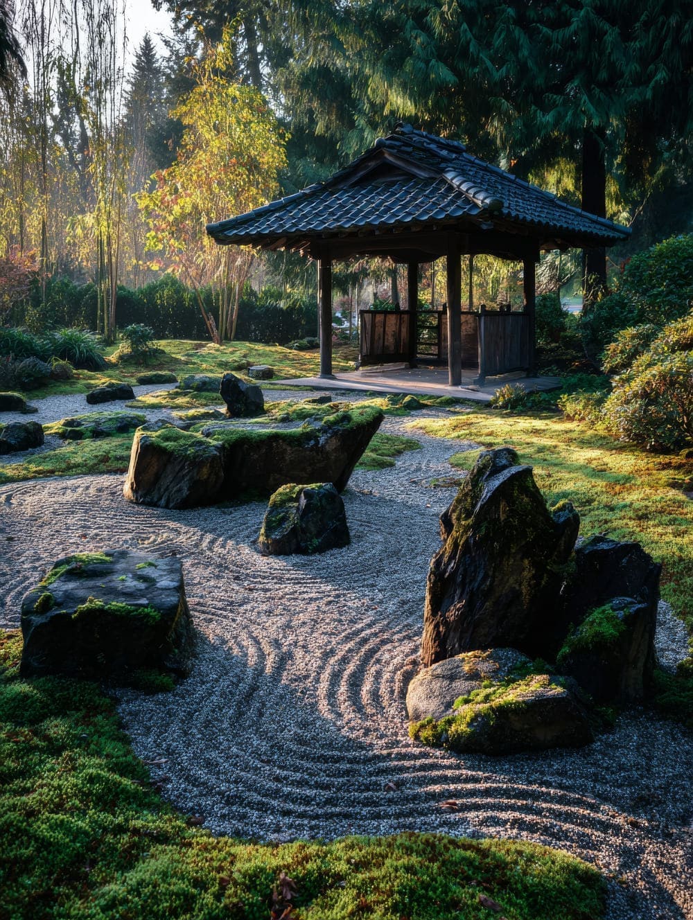 Tableau Jardin Japonais Traditionnel