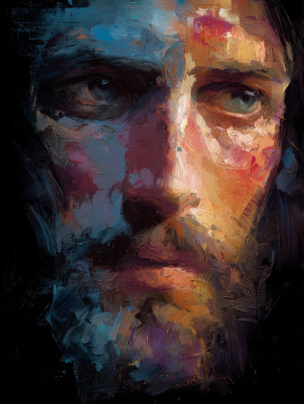 Tableau Jésus Christ Artistique