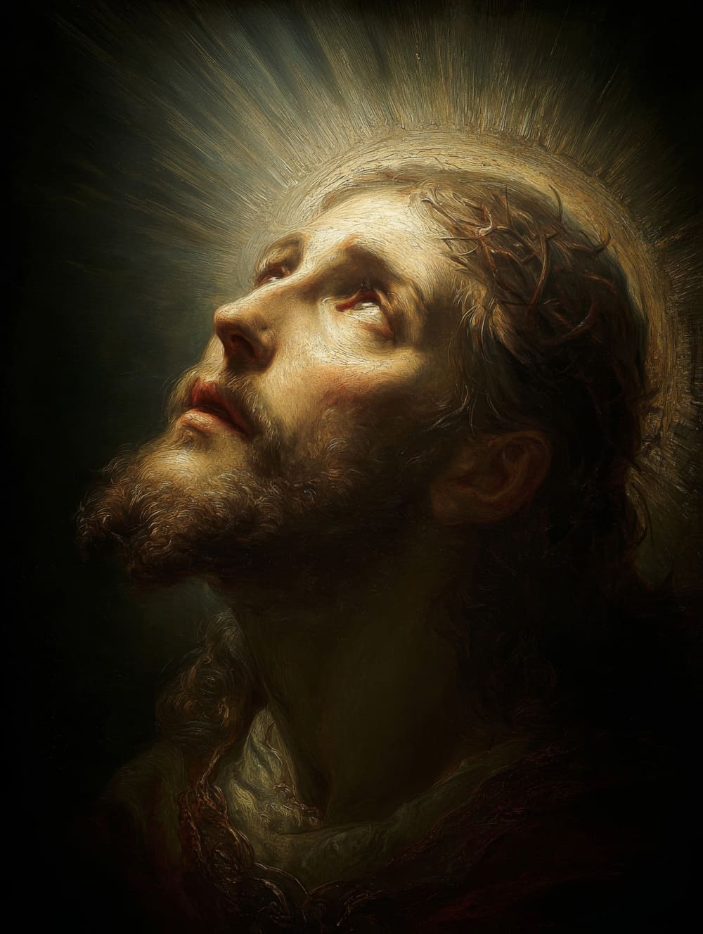 Tableau Jésus Baroque