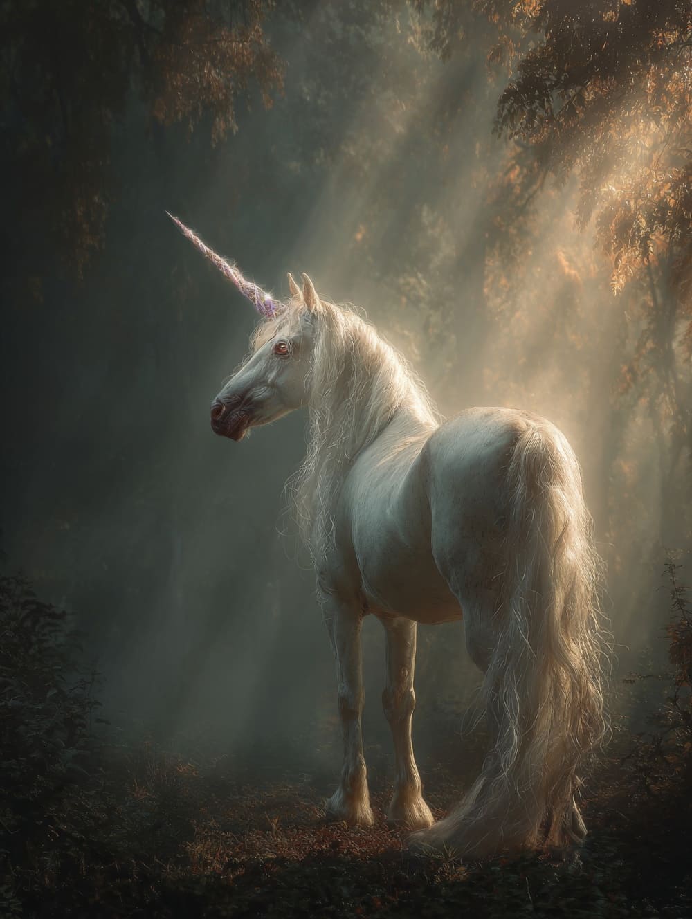 Tableau Licorne Baroque