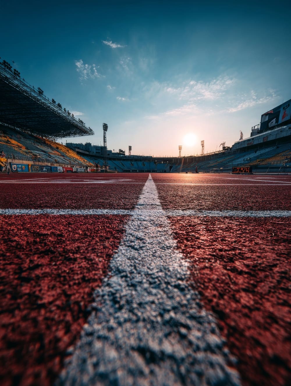 Tableau Ligne De Départ (Stade Vide)