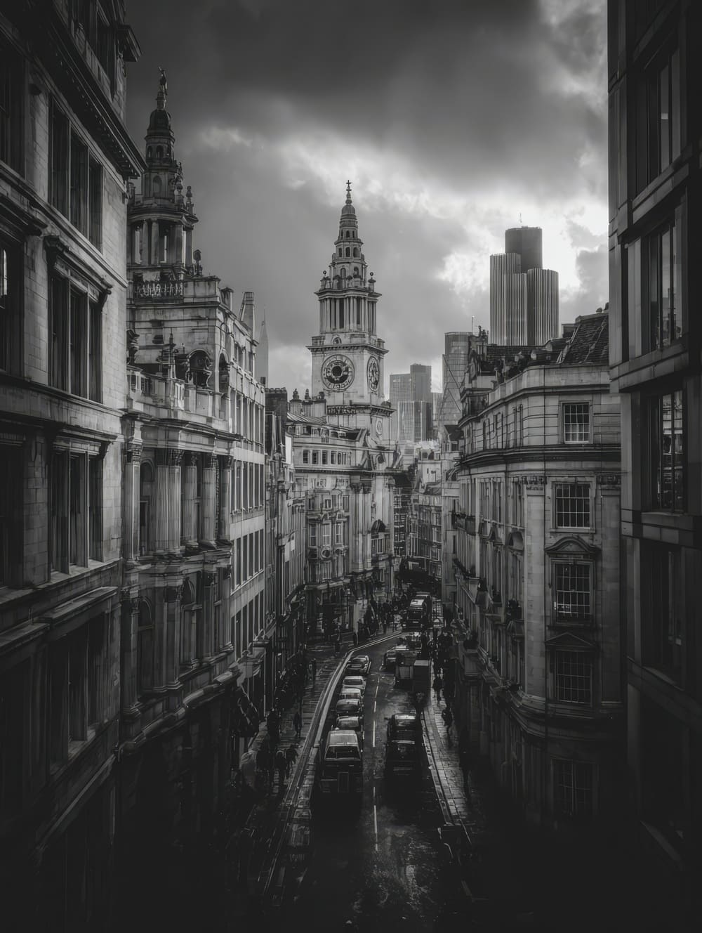Tableau London Noir Et Blanc