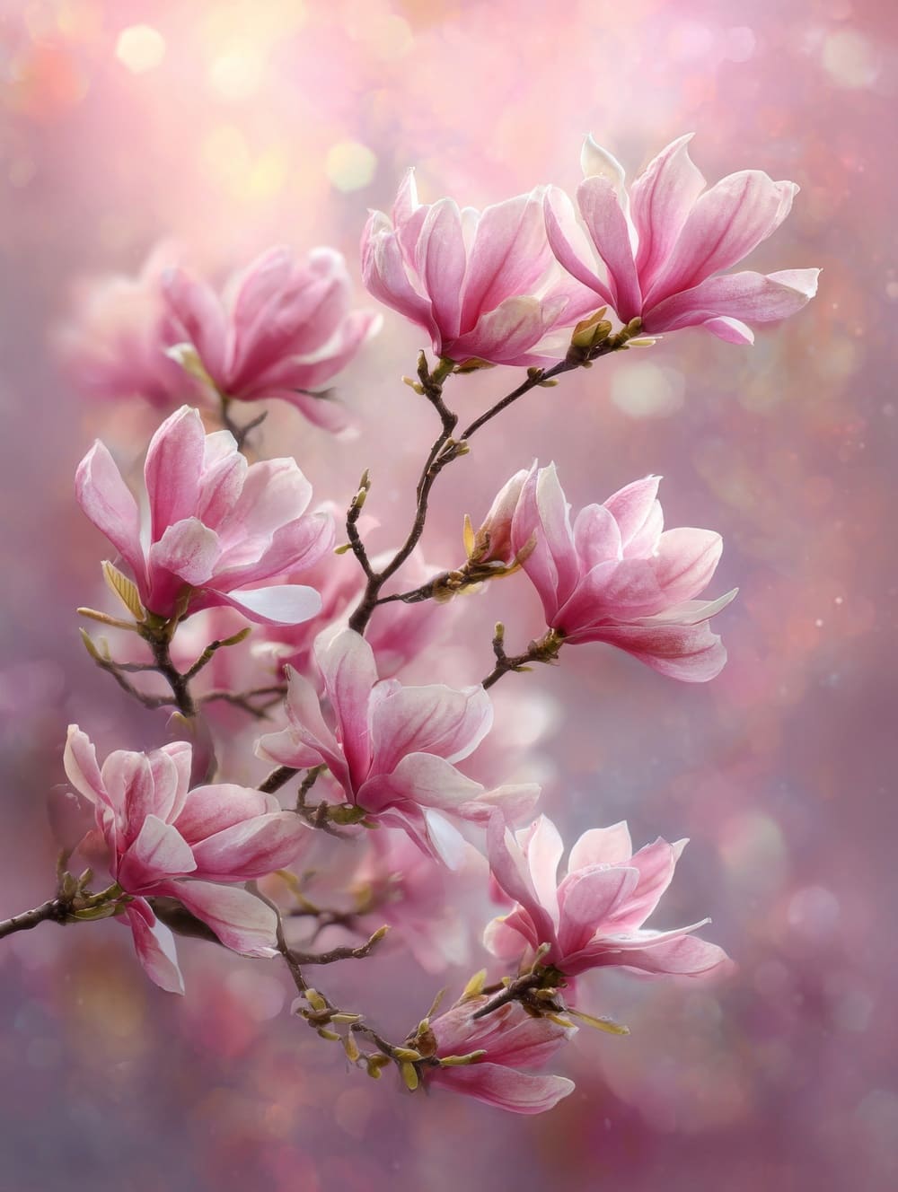 Tableau Magnolias Roses