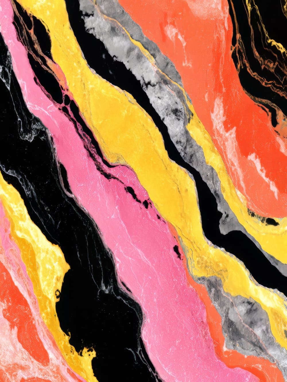 Tableau Marbre Pop Art