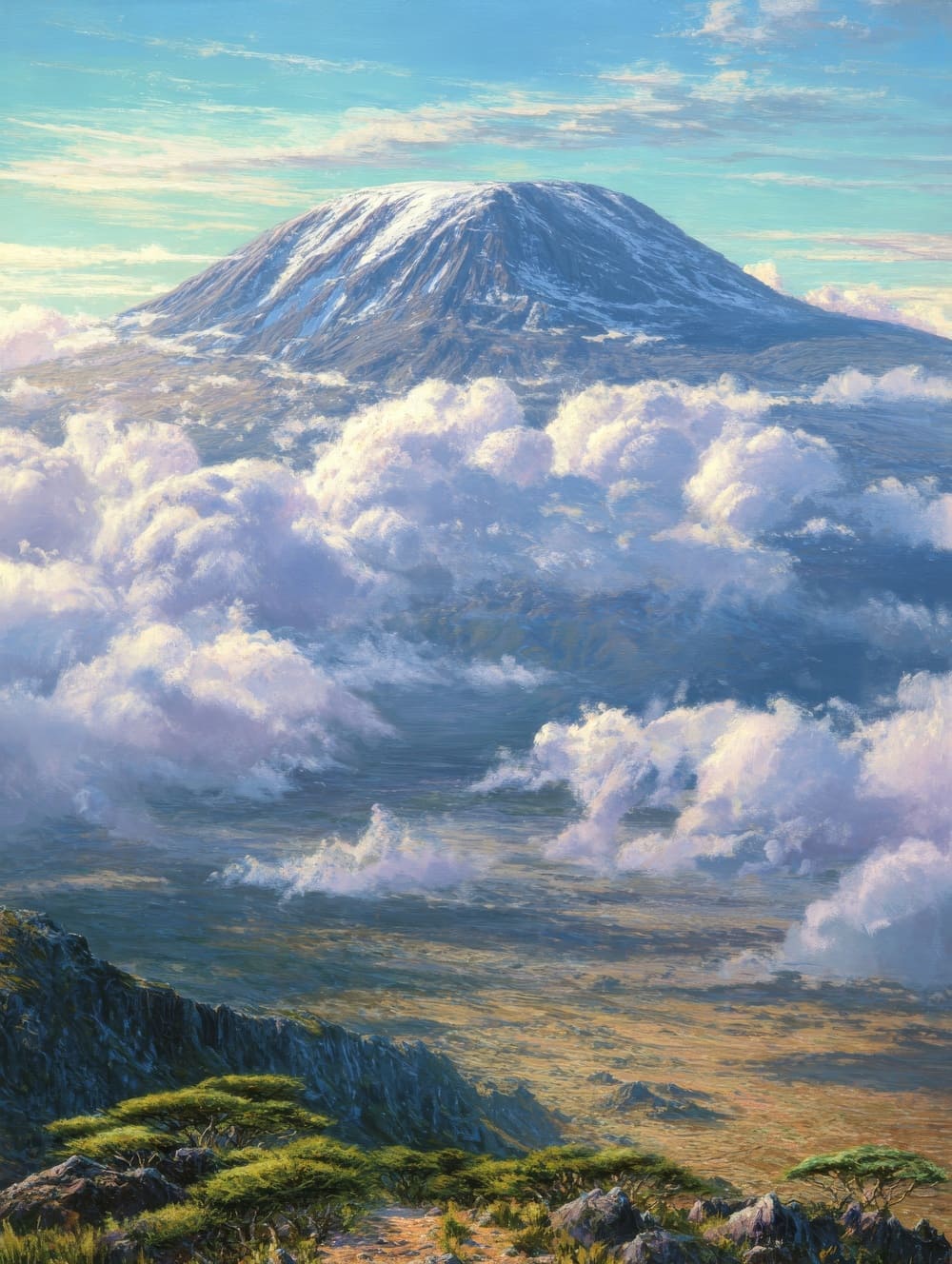 Tableau Mont Kilimandjaro