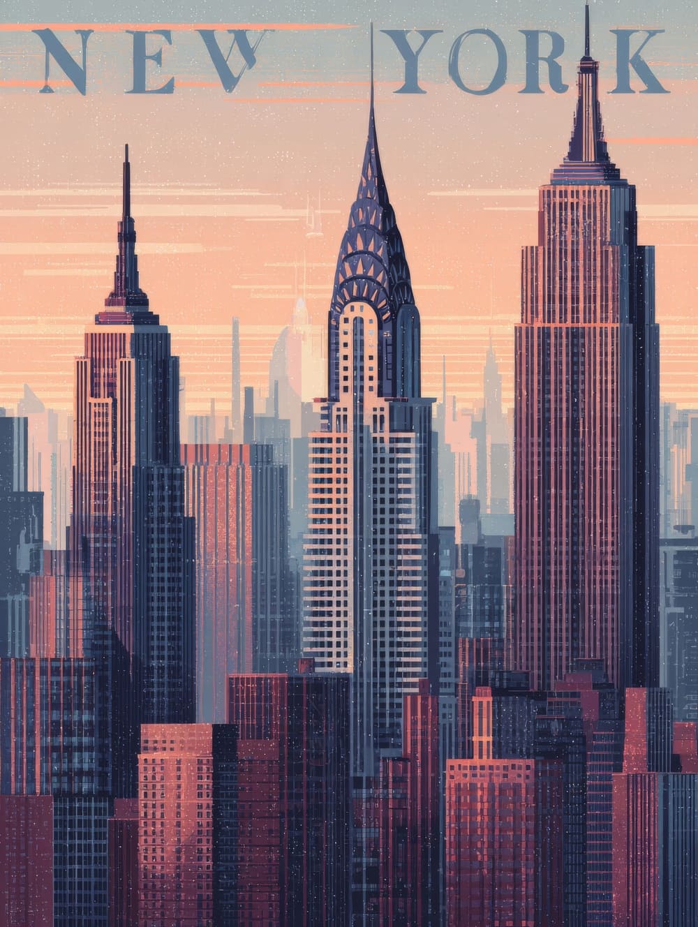 Tableau New-York Art Déco