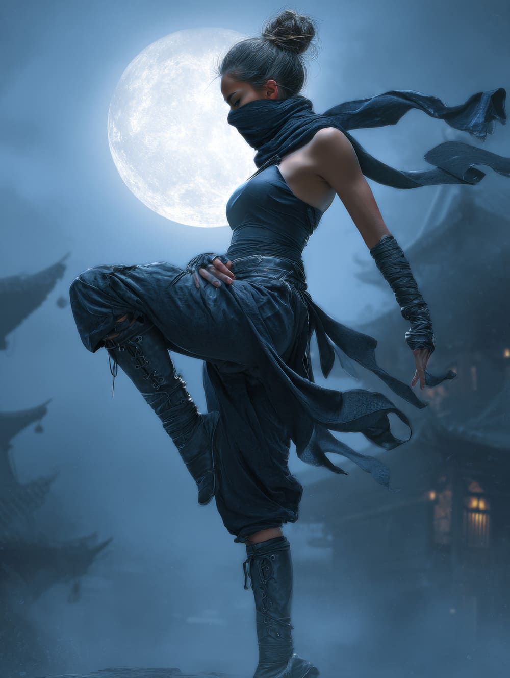 Tableau Ninja Féminin