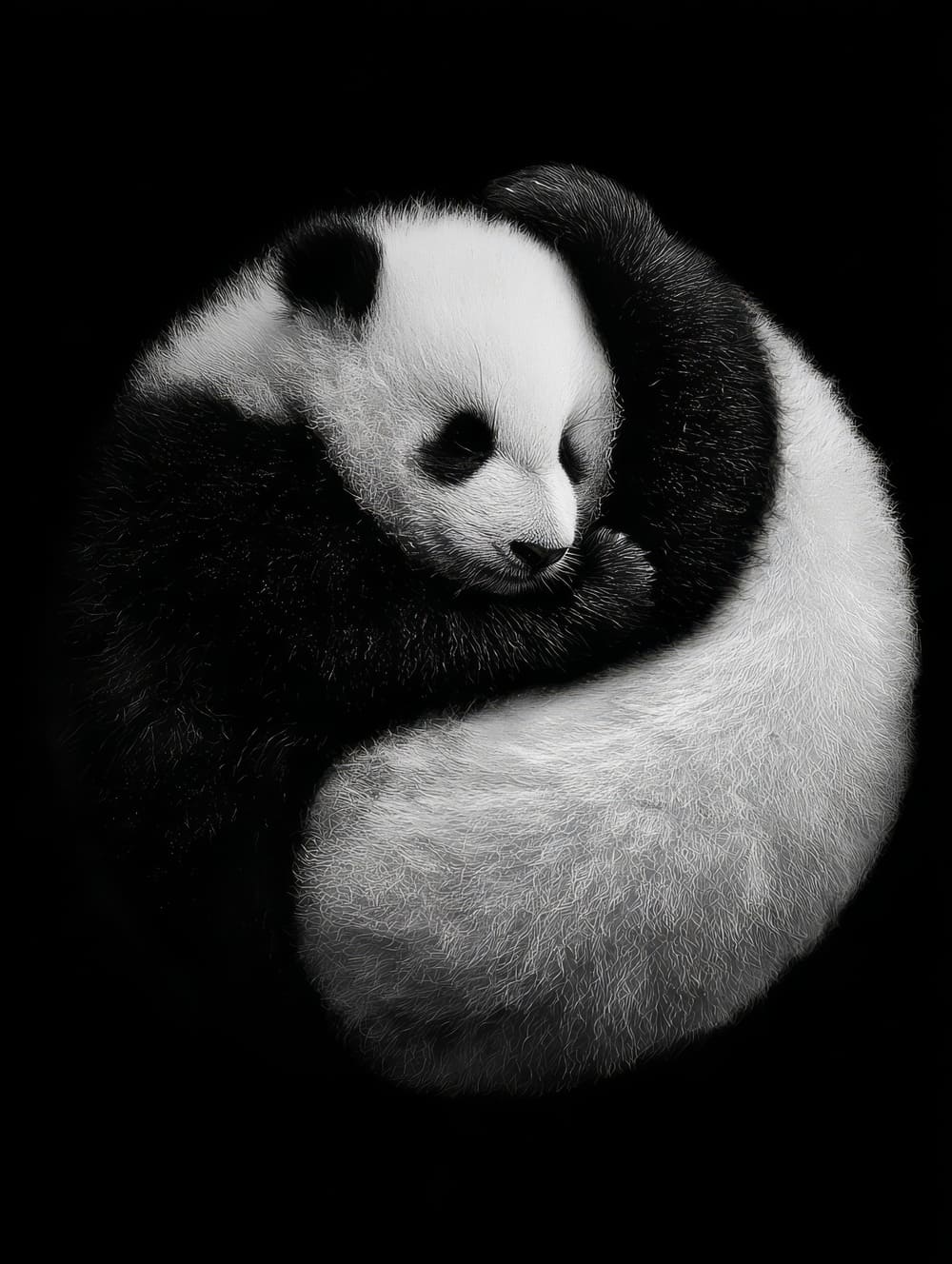 Tableau Panda Yin Yang
