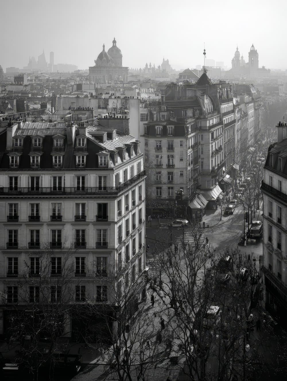 Tableau Paris Noir Et Blanc (Intemporel)