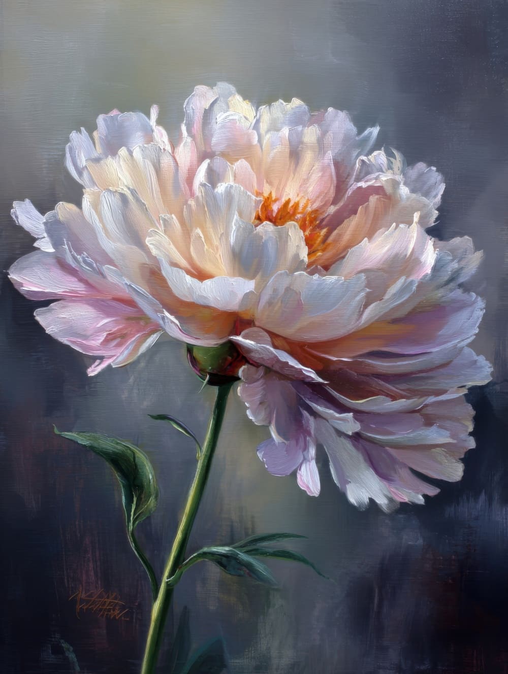 Tableau Pivoine