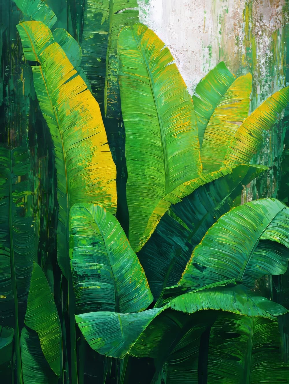 Tableau Plantes Exotiques
