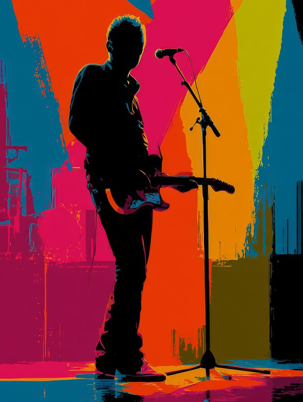 Tableau Rock Pop Art