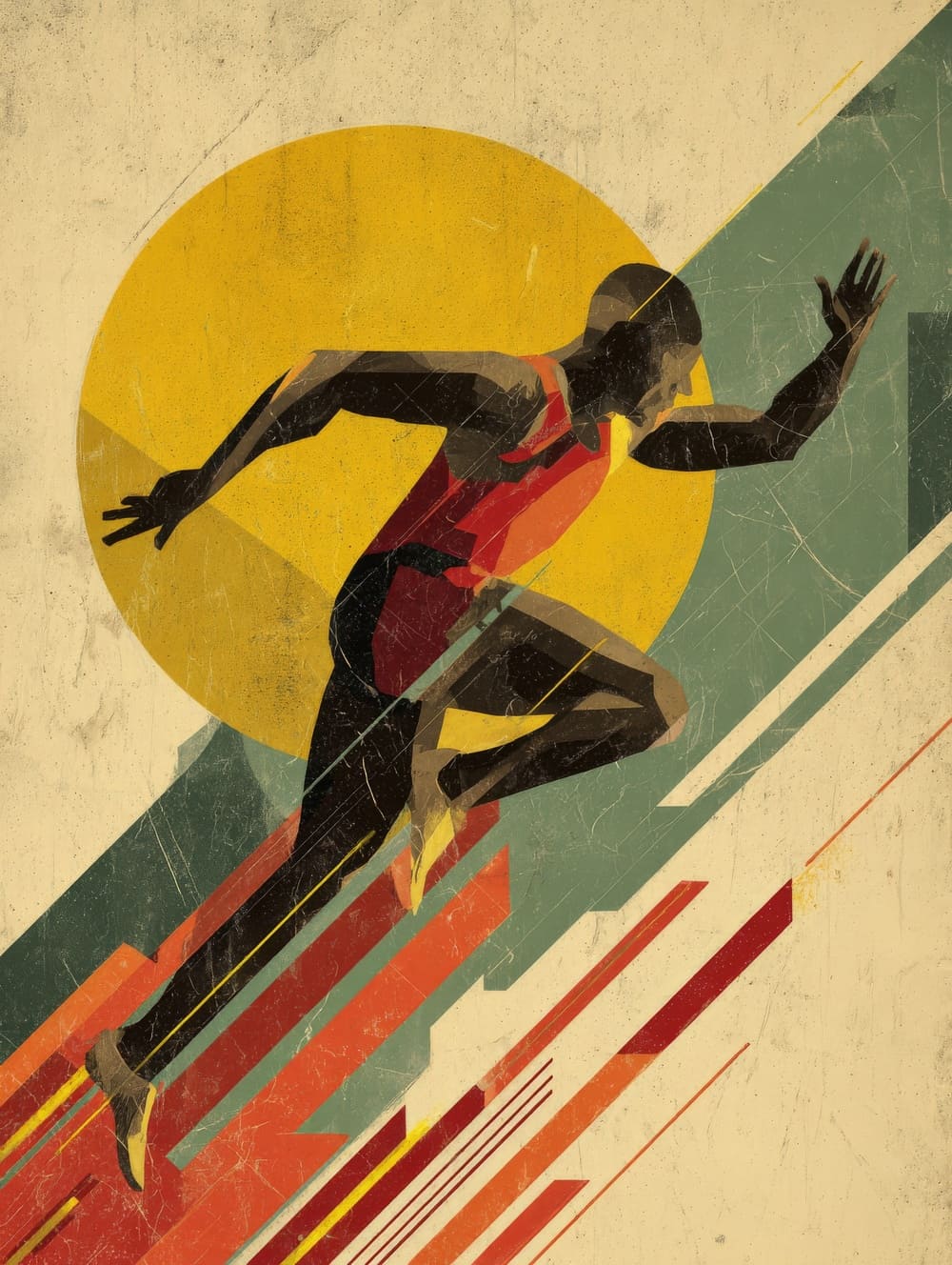 Tableau Sport Art Déco