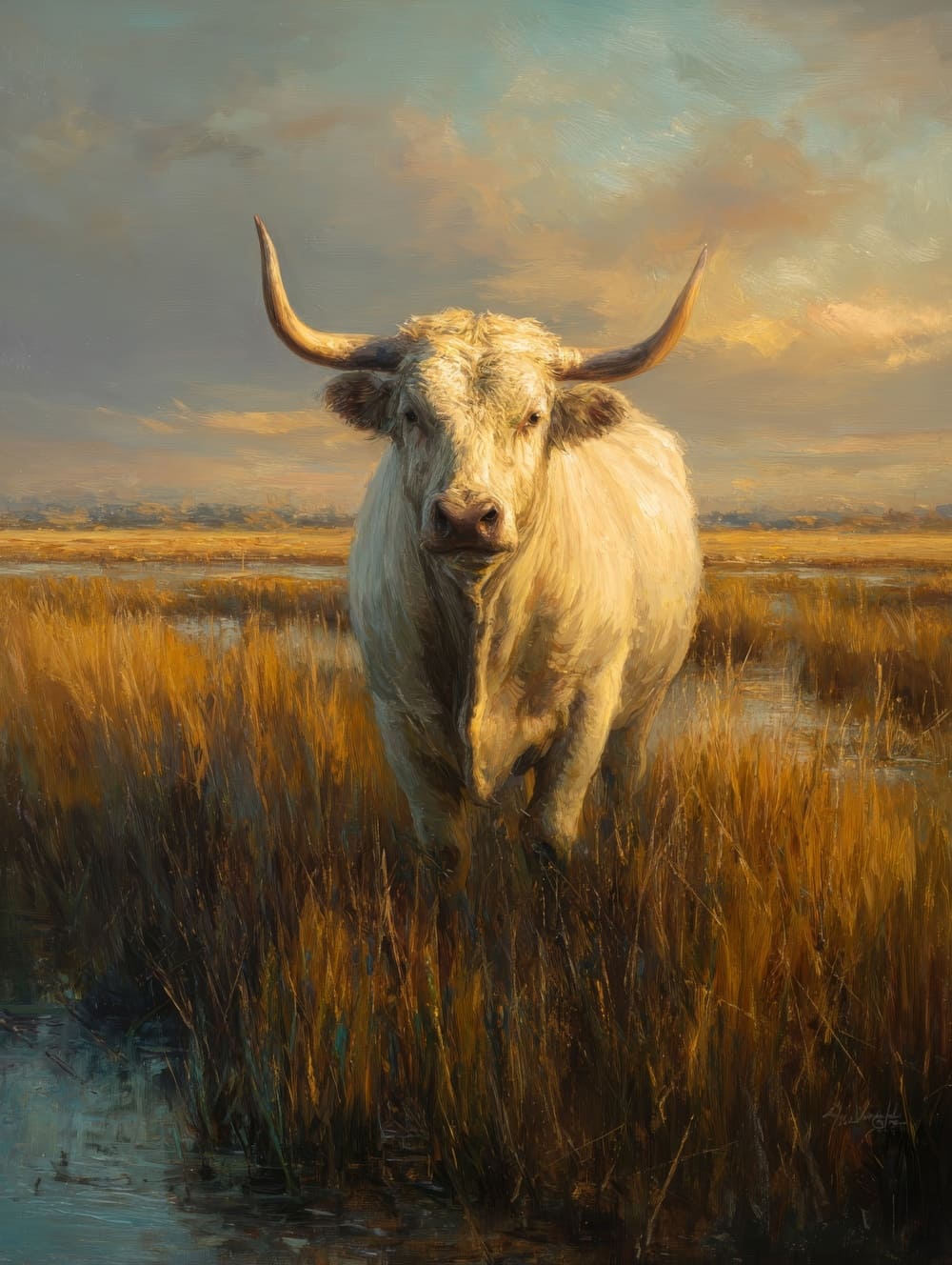 Tableau Taureau de la Camargue