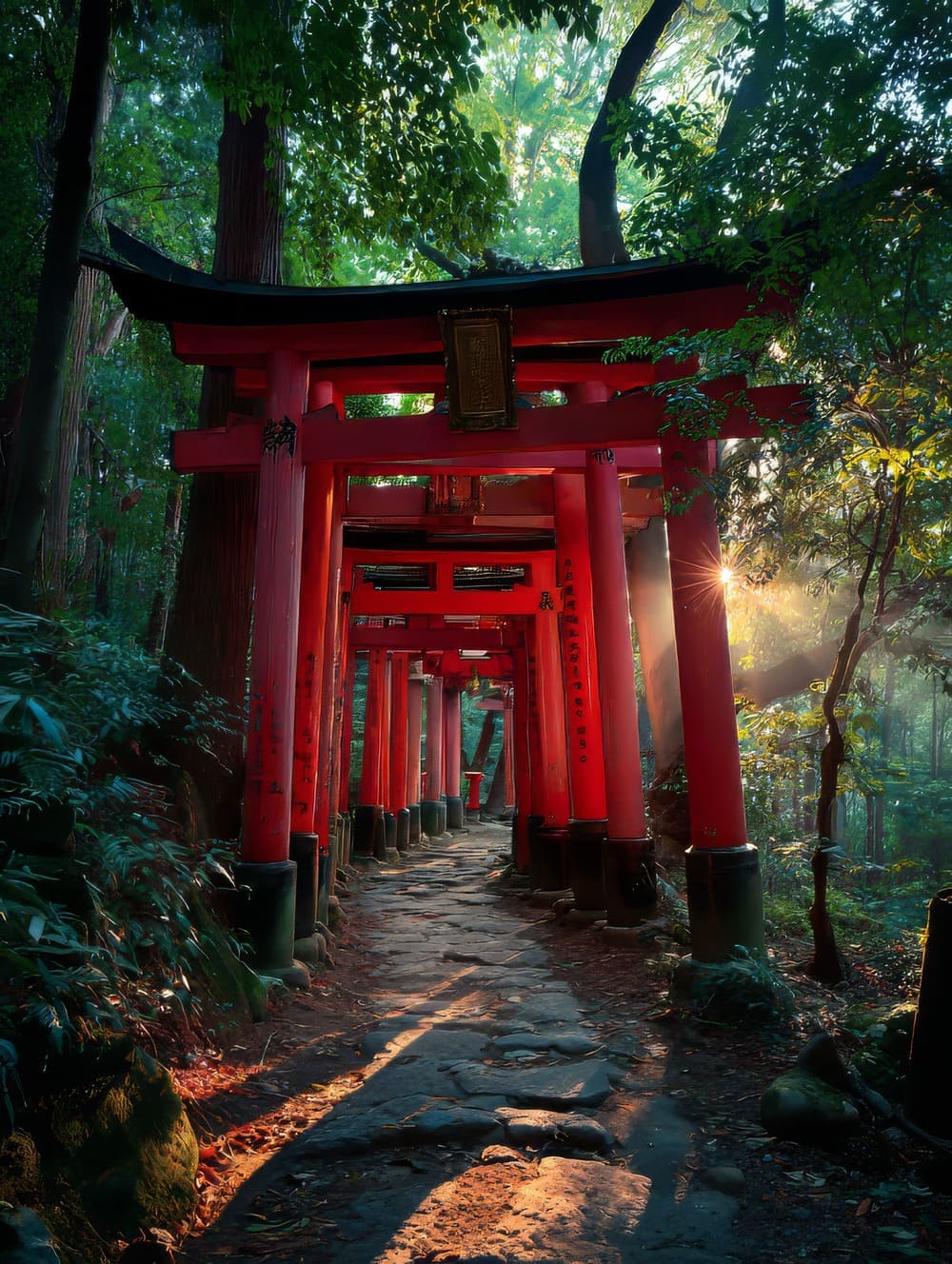 Tableau Torii Rouge - Fushimi Inari