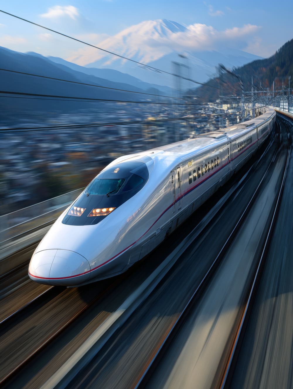 Tableau Shinkansen - Train à Grande Vitesse Japonais