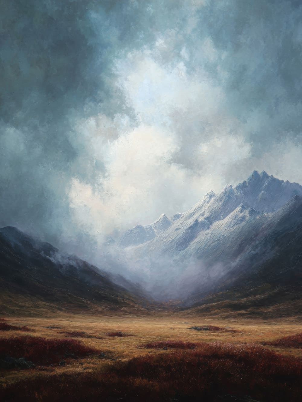 Tableau Zen Montagne Silencieuse