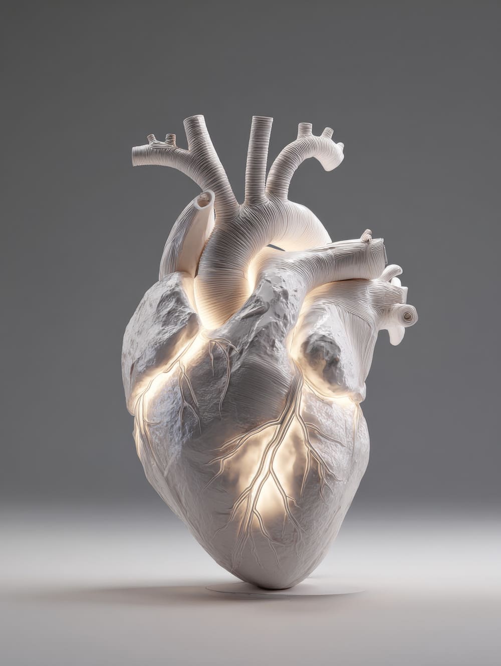 Tableau Cœur Anatomique Artistique (Clean)